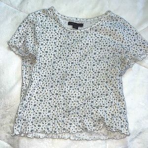 AMERICAN EAGLE Flower Crop Top
